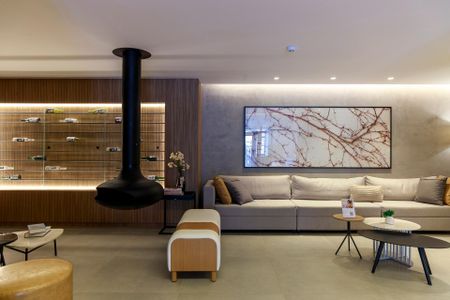 Studio para alugar com 29m², 1 quarto e sem vaga Studio para alugar com 29m², 1 quarto e sem vagaHall de entrada