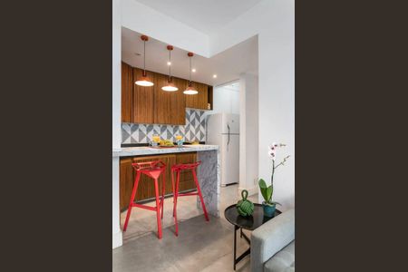 Cozinha de apartamento à venda com 1 quarto, 45m² em Copacabana, Rio de Janeiro