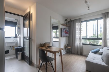 Sala de apartamento para alugar com 2 quartos, 36m² em Indianópolis, São Paulo