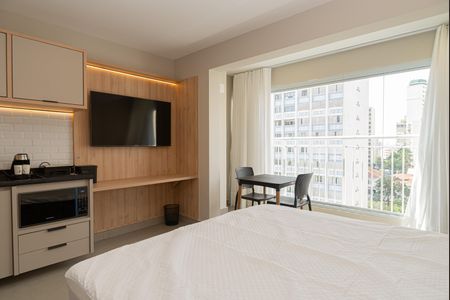 Studio para alugar com 25m², 1 quarto e sem vagaQuarto