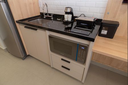 Studio para alugar com 25m², 1 quarto e sem vagaCozinha