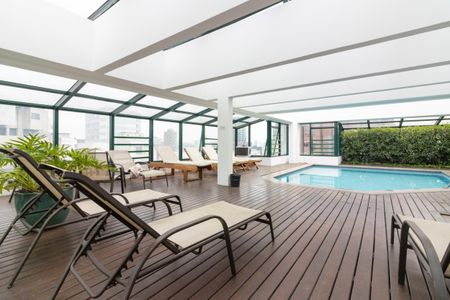Apartamento para alugar com 40m², 1 quarto e 1 vaga Apartamento para alugar com 40m², 1 quarto e 1 vagaÁrea comum - Piscina