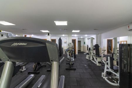 Apartamento para alugar com 40m², 1 quarto e 1 vaga Apartamento para alugar com 40m², 1 quarto e 1 vagaÁrea comum - Academia