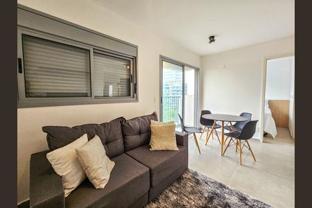 Sala de apartamento para alugar com 1 quarto, 33m² em Vila Cordeiro, São Paulo