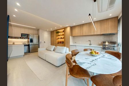 Sala de apartamento para alugar com 3 quartos, 95m² em Jardim das Acacias, São Paulo