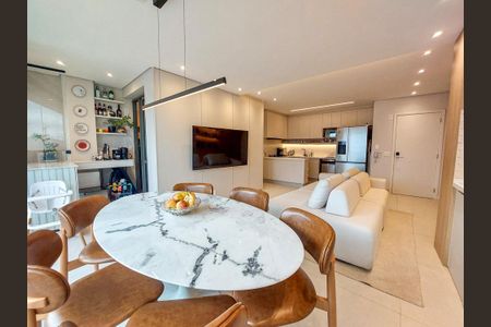 Sala de apartamento para alugar com 3 quartos, 95m² em Jardim das Acacias, São Paulo