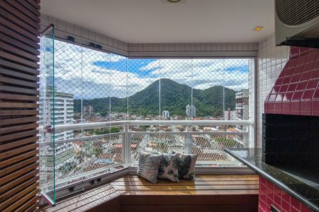 Sacada  de apartamento para alugar com 2 quartos, 70m² em Canto do Forte, Praia Grande