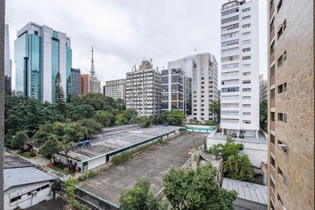 Quarto - Vista de apartamento à venda com 1 quarto, 51m² em Cerqueira César, São Paulo