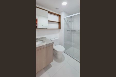 Banheiro de kitnet/studio para alugar com 1 quarto, 25m² em Vila Mariana, São Paulo