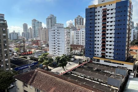 Vista da Sala de apartamento para alugar com 2 quartos, 140m² em Boqueirão, Santos