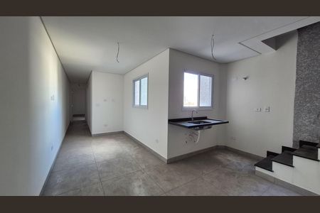 Sala de apartamento à venda com 2 quartos, 55m² em Santa Maria, Santo André