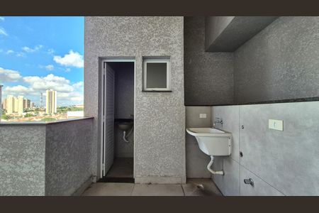 Cobertura- Lavanderia de apartamento à venda com 2 quartos, 55m² em Santa Maria, Santo André