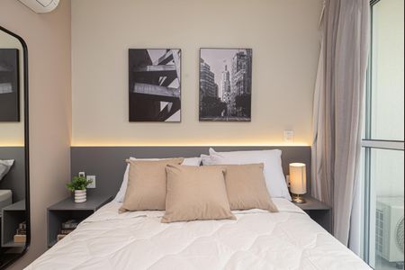 Studio para alugar com 27m², 1 quarto e sem vagaQuarto