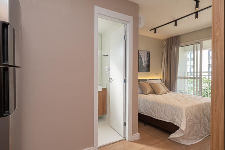 Studio para alugar com 27m², 1 quarto e sem vagaQuarto