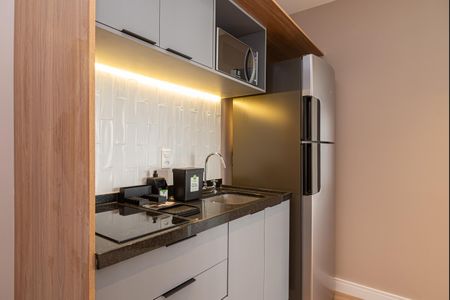Studio para alugar com 27m², 1 quarto e sem vagaCozinha