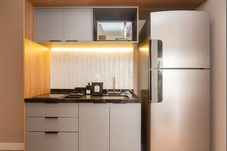 Studio para alugar com 27m², 1 quarto e sem vagaCozinha