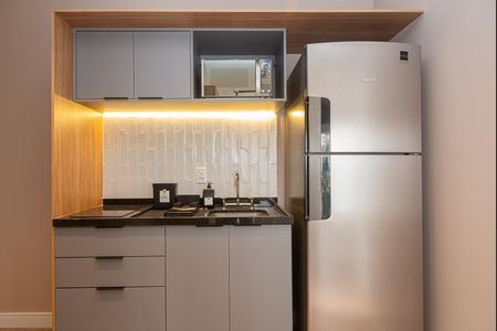 Studio para alugar com 27m², 1 quarto e sem vagaCozinha