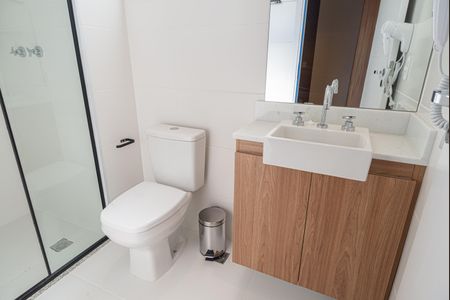 Studio para alugar com 27m², 1 quarto e sem vagaBanheiro