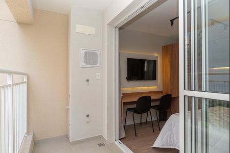Varanda do Quarto de kitnet/studio para alugar com 1 quarto, 27m² em Bela Vista, São Paulo