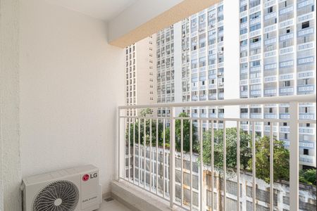 Varanda do Quarto de kitnet/studio para alugar com 1 quarto, 27m² em Bela Vista, São Paulo