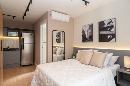 Studio para alugar com 27m², 1 quarto e sem vagaQuarto