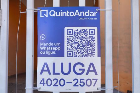 Casa para alugar com 65m², 1 quarto e 1 vagaPLACA INSTALADA NA FACHADA