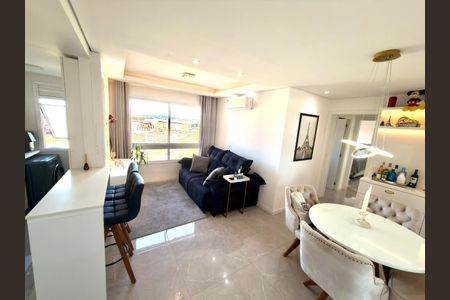 Sala de apartamento à venda com 2 quartos, 60m² em Marechal Rondon, Canoas
