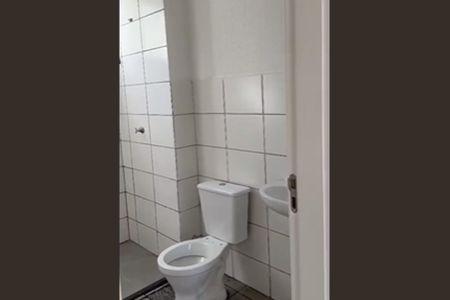 Banheiro de apartamento à venda com 1 quarto, 49m² em Vila Rica, Lagoa Santa