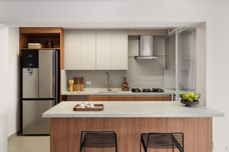 Apartamento à venda com 77m², 2 quartos e 2 vagasCozinha