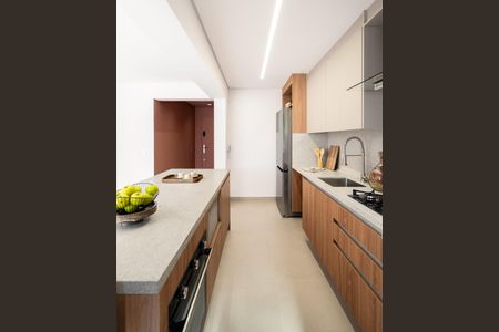 Apartamento à venda com 77m², 2 quartos e 2 vagasCozinha