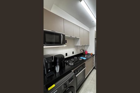 Cozinha de apartamento à venda com 2 quartos, 56m² em Jardim Cristiane, Santo André