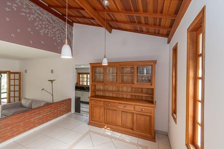 Sala de Jantar  de casa de condomínio para alugar com 3 quartos, 205m² em Estância Árvore da Vida, Sumaré