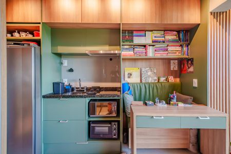 Studio para alugar com 24m², 1 quarto e sem vagaCozinha