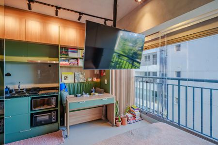 Studio para alugar com 24m², 1 quarto e sem vagaQuarto/Sala