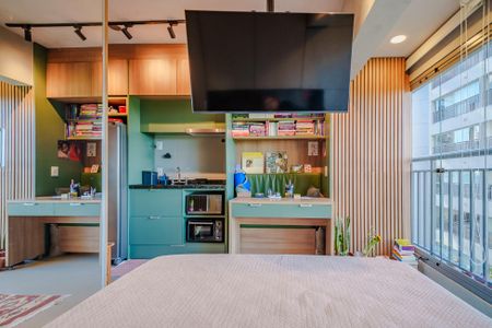 Quarto/Sala de kitnet/studio para alugar com 1 quarto, 24m² em Butantã, São Paulo
