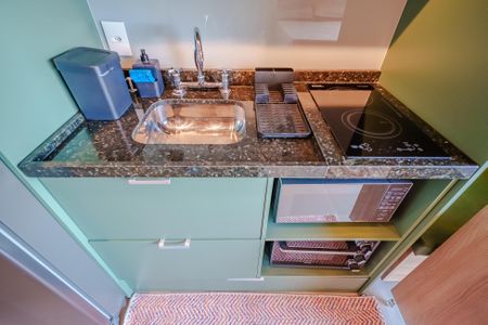 Studio para alugar com 24m², 1 quarto e sem vagaCozinha