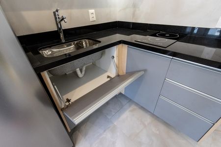 Studio para alugar com 25m², 1 quarto e sem vagaCozinha