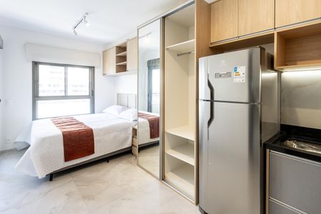 Studio para alugar com 25m², 1 quarto e sem vagaQuarto