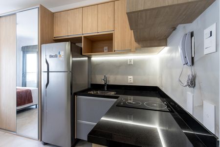 Studio para alugar com 25m², 1 quarto e sem vagaCozinha