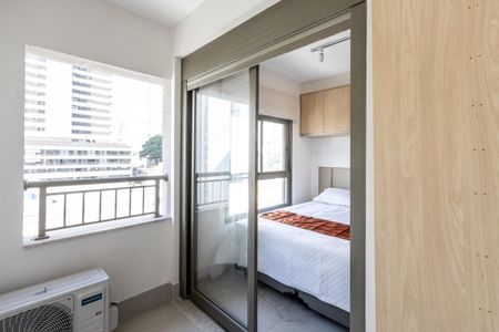 Studio para alugar com 25m², 1 quarto e sem vagaVaranda