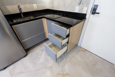 Studio para alugar com 25m², 1 quarto e sem vagaCozinha