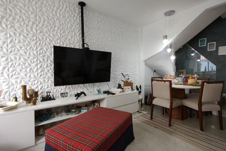 Sala de casa de condomínio à venda com 3 quartos, 116m² em Pechincha, Rio de Janeiro