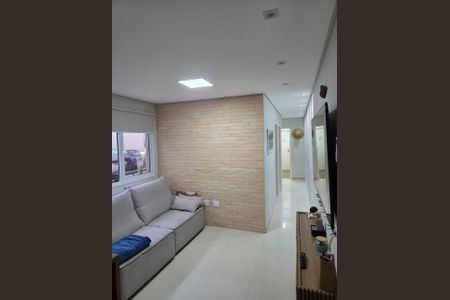 Sala de apartamento à venda com 3 quartos, 70m² em Vila Santa Teresa, Santo André