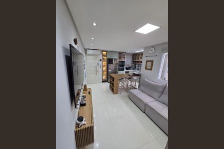 Sala de apartamento à venda com 3 quartos, 70m² em Vila Santa Teresa, Santo André