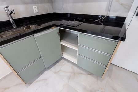 Studio para alugar com 25m², 1 quarto e sem vagaCozinha