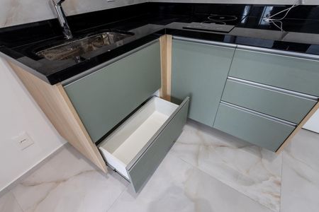 Studio para alugar com 25m², 1 quarto e sem vagaCozinha