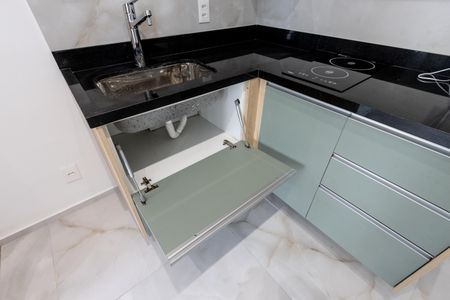 Studio para alugar com 25m², 1 quarto e sem vagaCozinha