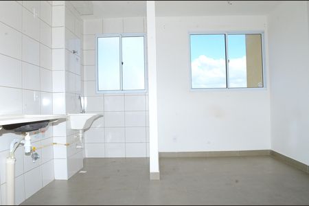 Sala/Cozinha de apartamento para alugar com 2 quartos, 44m² em São Gabriel, Belo Horizonte