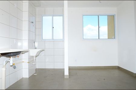 Sala/Cozinha de apartamento para alugar com 2 quartos, 44m² em São Gabriel, Belo Horizonte