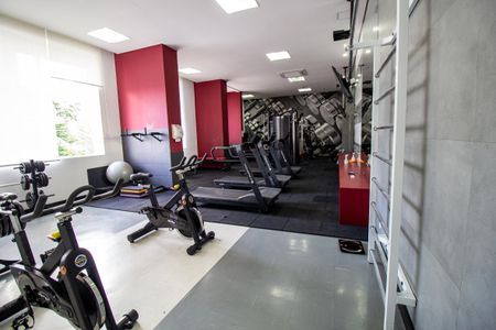 Apartamento para alugar com 120m², 2 quartos e 1 vaga Apartamento para alugar com 120m², 2 quartos e 1 vagaÁrea comum - Academia